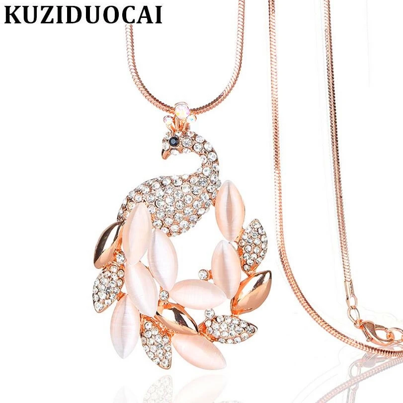 Kuziduocai Новинка! Модные ювелирные украшения металлические Стразы золотого цвета