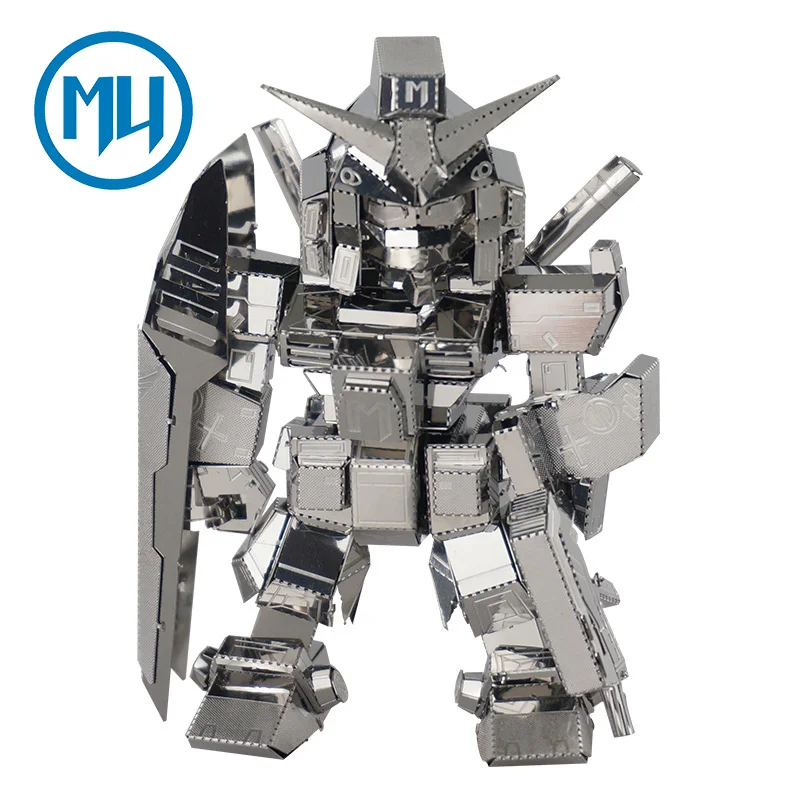 MU 3D металлическая нано головоломка обсидиан руки SD Рыцарь Модель Набор сделай