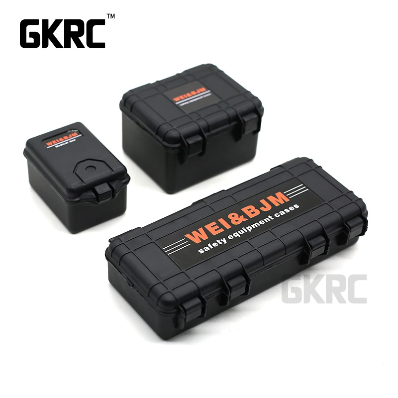 3 шт. Rc 1:10 аксессуары для декора пластиковая коробка оружия осевого Scx10 Tamiya Cc01 Traxxas