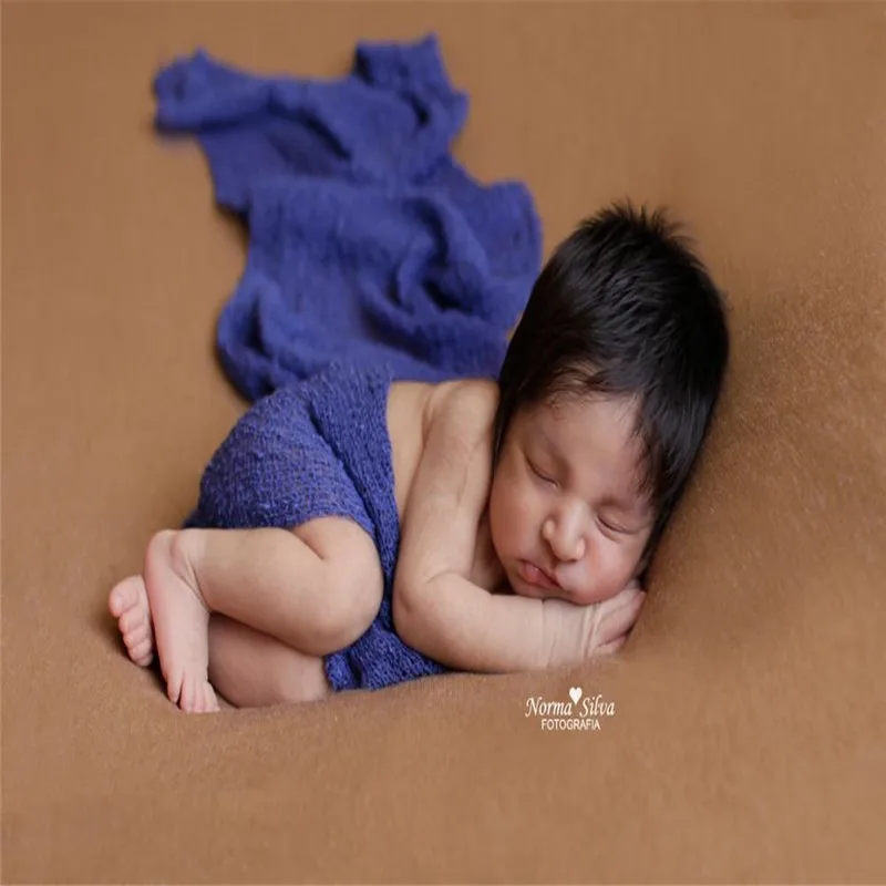 

Newborn Baby Photography Prop Small Ball Wraps 40*150cm Backdrops Wrap Crochet Knitted Newborn Fotografia Blanket Props Matching