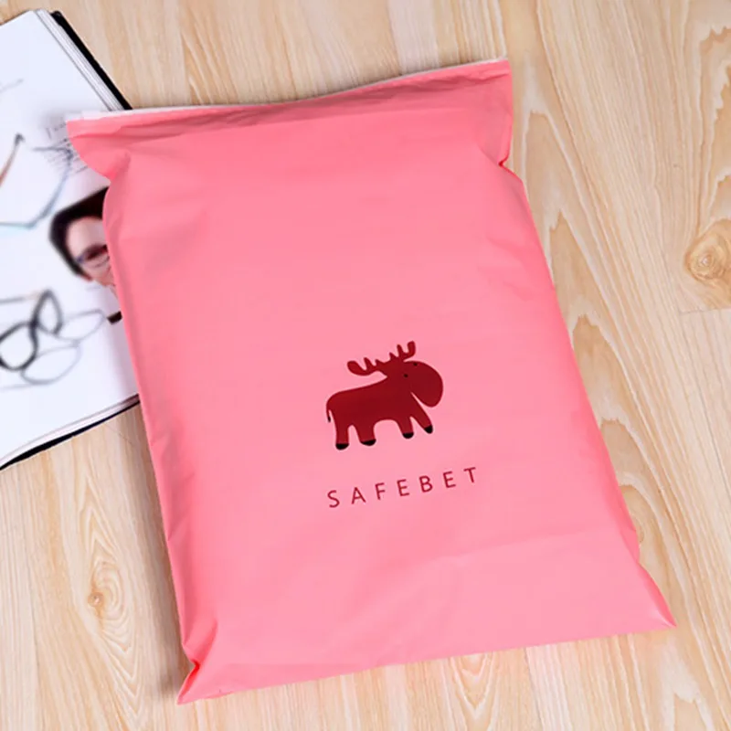 Милая мультяшная косметичка Женский Органайзер на молнии с маленьким оленем для