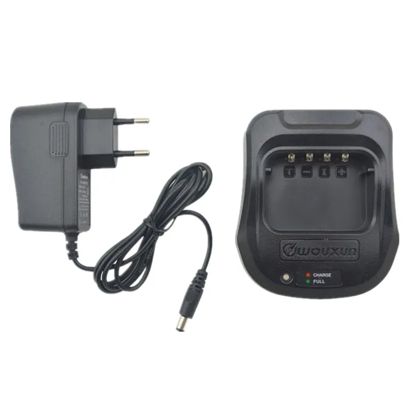 

NEW Original battery charger with adapter for Radio Walkie Talkie Wouxun KG-UV9D two way radio EU/US plug
