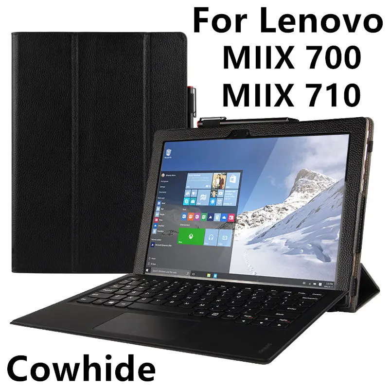 Чехол из воловьей кожи для Lenovo IdeaPad MiiX 700 защитный умный чехол натуральной планшет