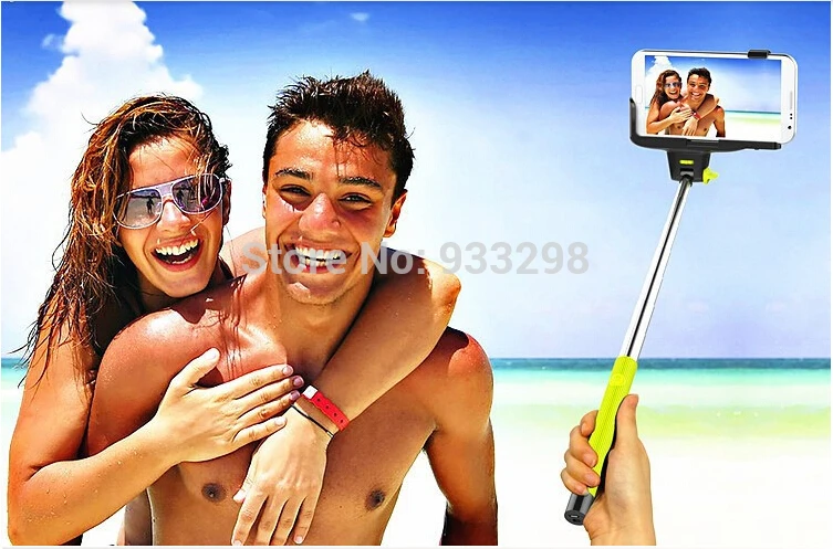 Выдвижная Ручной Беспроводной Bluetooth Selfie Монопод Палка с Кнопок Пульта
