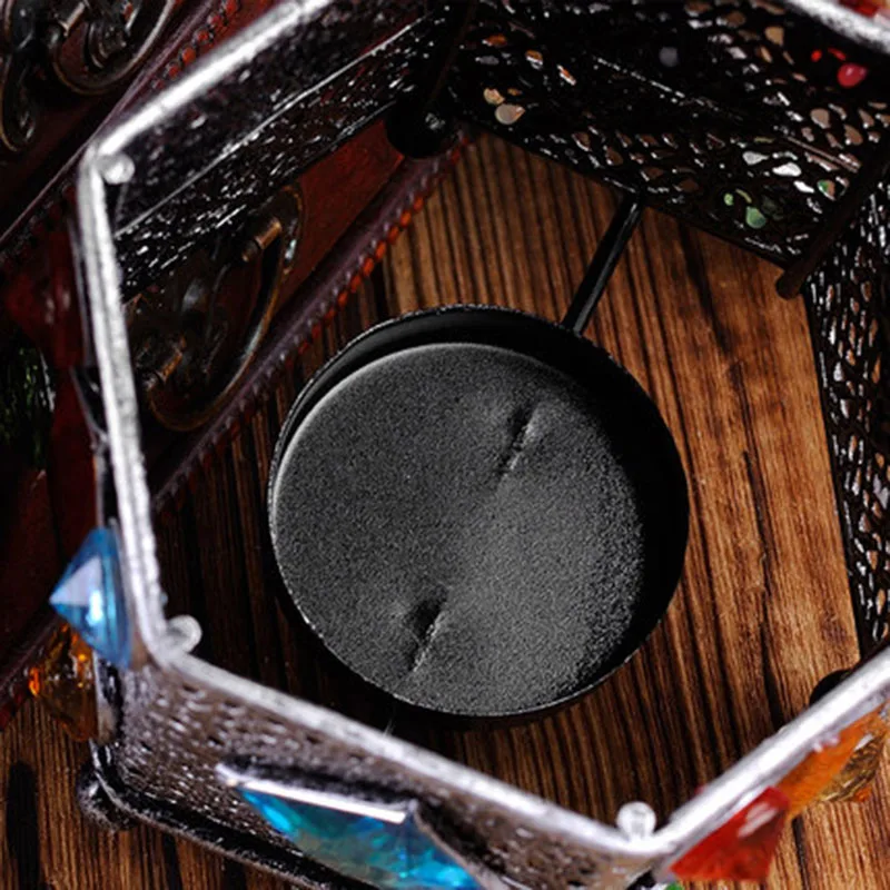 1 шт. марокканский стиль винтажный металлический Железный подсвечник для