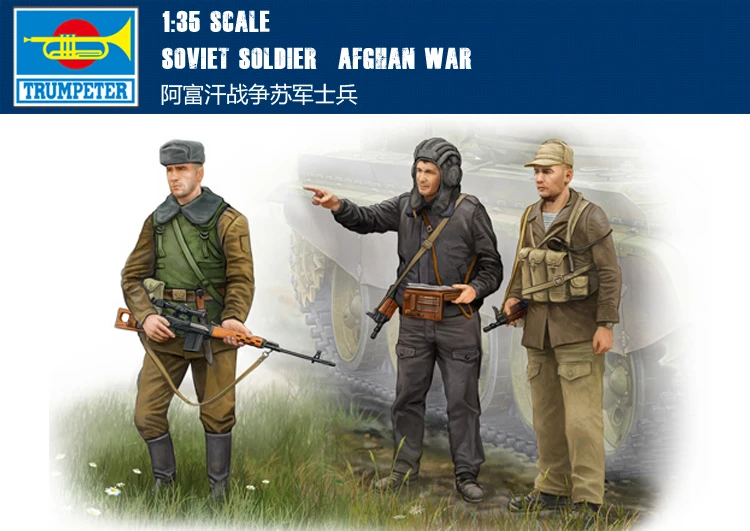 

00433 1:35 The Soviet soldiers in the Afghan war Assembly model