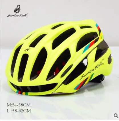 Size L 59-62 cm Велосипедный светодиодный шлем со встроенными задними фонарями для мужчин и женщин для горного велосипеда, гоночный шлем mtb дорожный велосипедный триатлон, мужской шлем - Цвет: Size L 59-62 cm