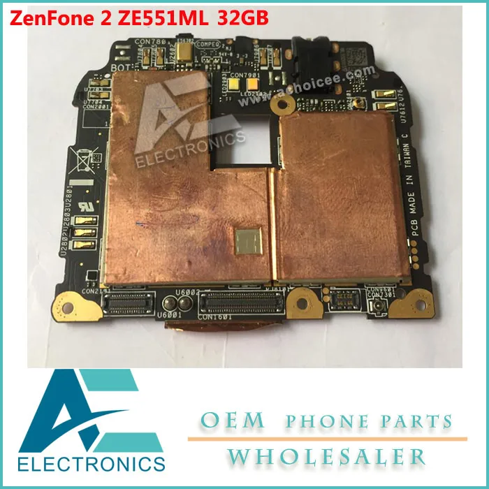 32 Гб Rom Материнская плата схемы для ASUS ZenFone2 ZE551ML 32 Гб 1,8 ГГц Z3560 cpu аксессуар пряди