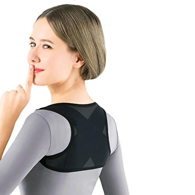 Perfect Back Curve Therapy Support Brace Adjustable Posture Corrector Belt Band Shoulder Toiletry Kits |