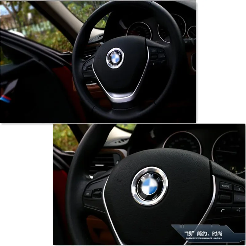 Декоративное кольцо на руль автомобиля для BMW E46 E39 E38 E90 E60 E36 F30 E34 F10 F20 E92 E91 E53 E70 X5 X3 X6