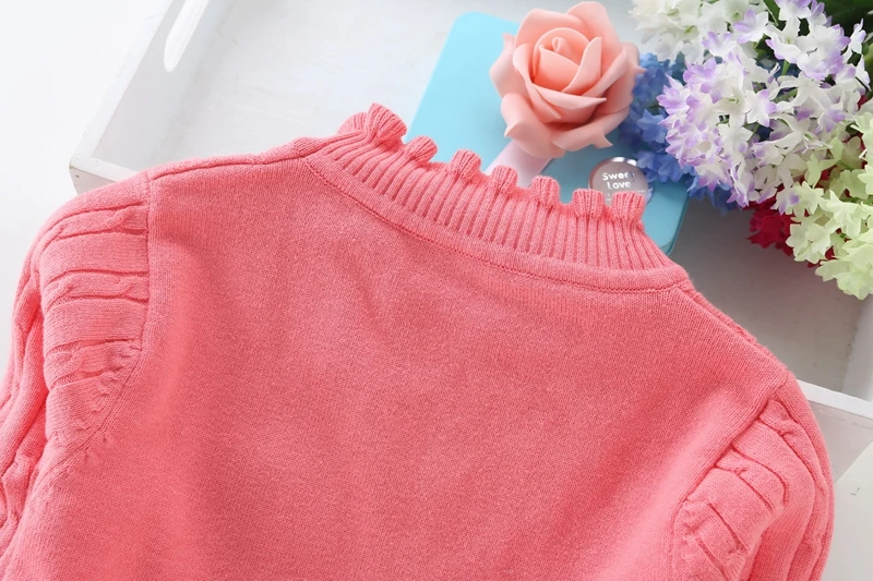Новинка 2020 модные хлопковые свитера для девочек детская одежда однотонные