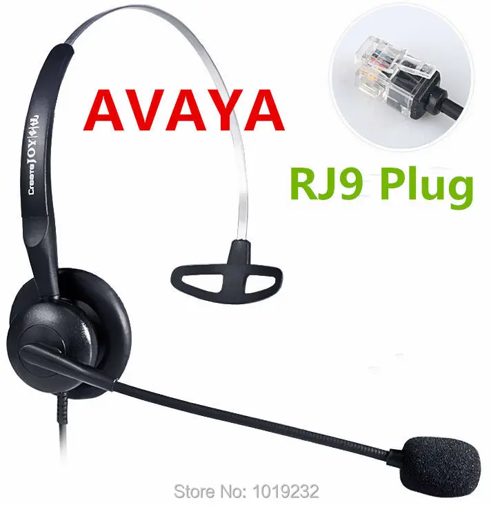 Офисная гарнитура телефонная с разъемом RJ9 Для телефона AVAYA 1608 1616 2402 2401 2420 4601 4602 4620