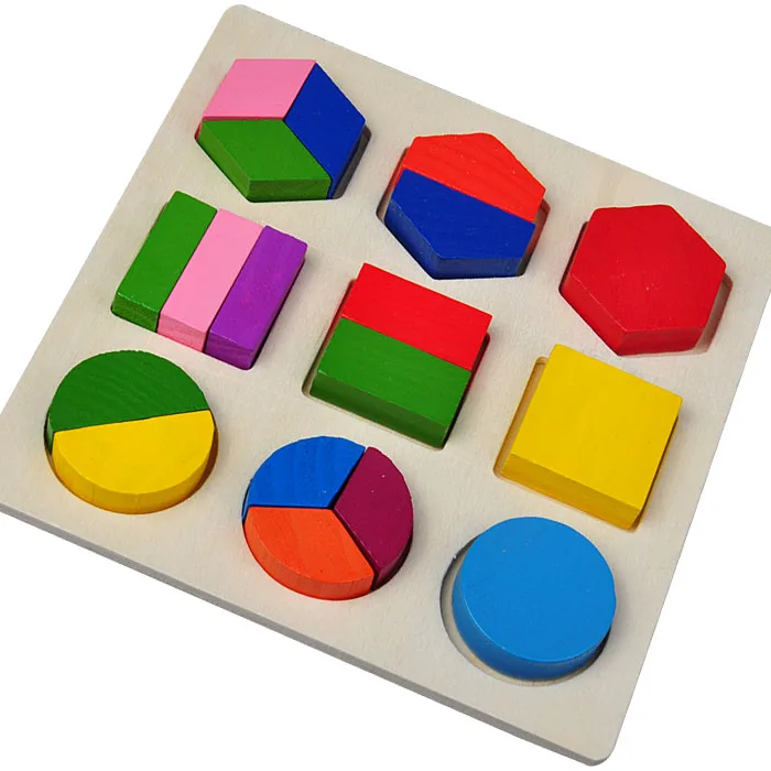 1 Компл. Детские Дети Деревянный Головоломки Монтессори Раннего Обучения