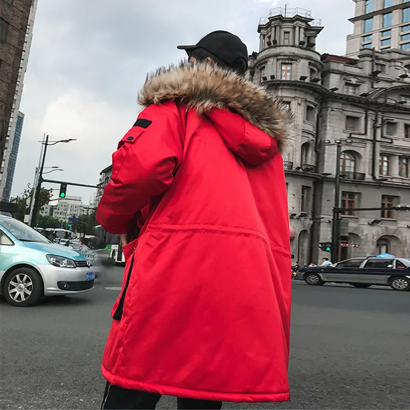 Новые модные толстые пальто мужские меховые куртки зимние теплые пальто мужские куртки мужские теплые зимние парки
