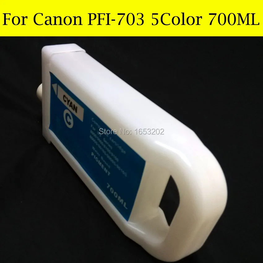 5 цветов/партия картриджи для принтера Canon iPF810 iPF815 iPF820 iPF825 810 815|ink cartridge|ink cartridge for