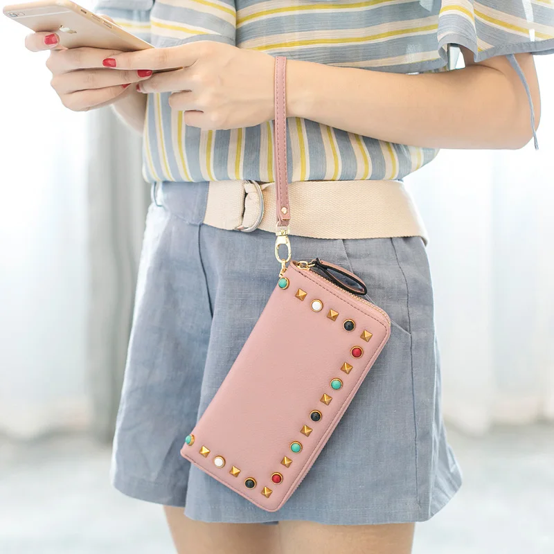 2017 вместительные Модные женские кошельки известный бренд Дизайнерские Длинные