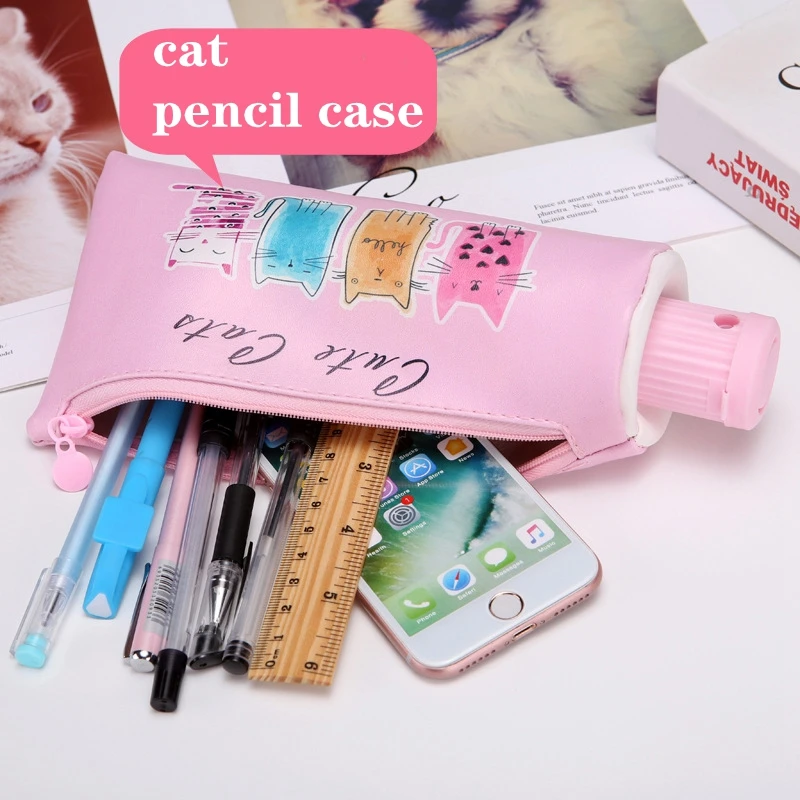 Чехол для карандашей astuccio kawaii unicorn pink estuche escolar piornik cartuchera para lapices trousse crayon cute estuches papeleria