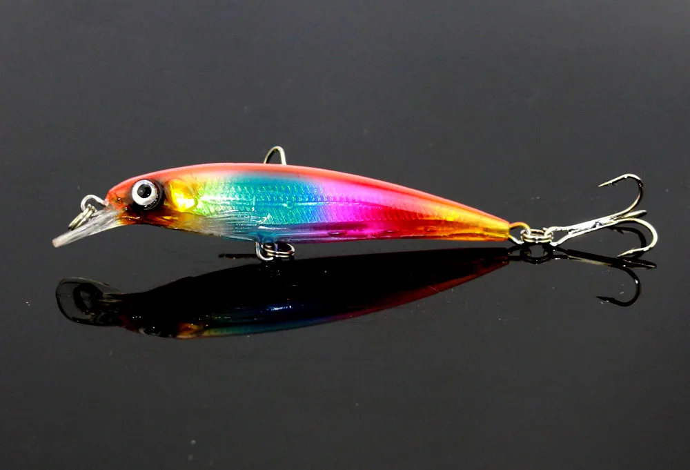7 2 г 8 5 см Жесткая приманка гольян Swimbait Minnow рыболовная тройные Крючки Карп