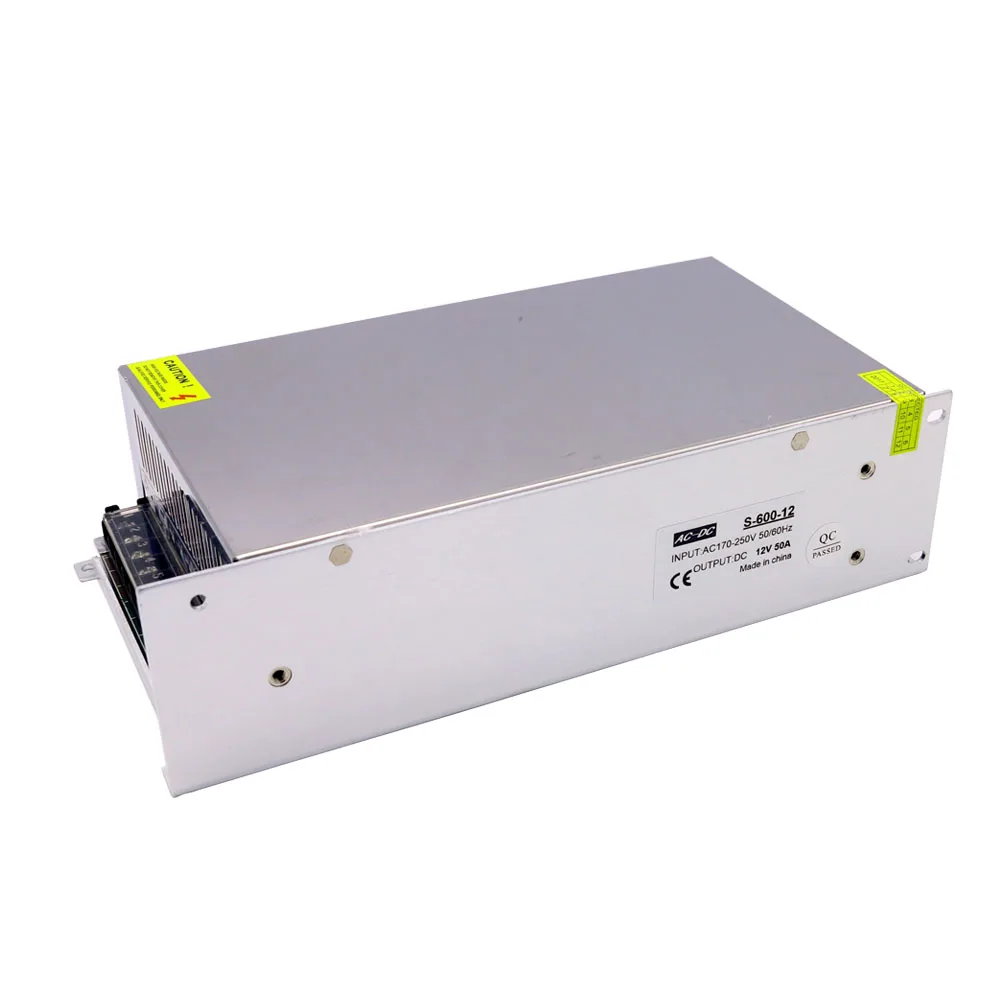 Адаптер питания для светодиодной ленты 12 В 50 А 600 Вт|600w led driver|12v 50a220v to 12v dc |