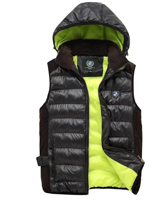 Бесплатная доставка зима новинка мужской жилет пальто высокое качество рукавов