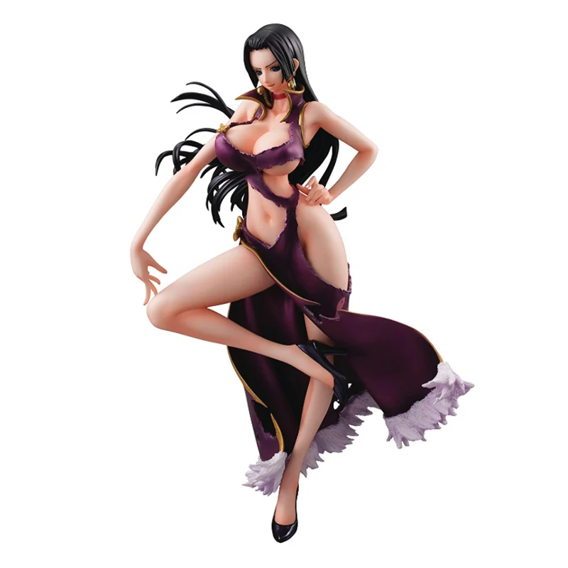 Фиолетовое платье Boa Hancock Ver. Блестящая и Гламурная фигурка в стиле Crash Prize