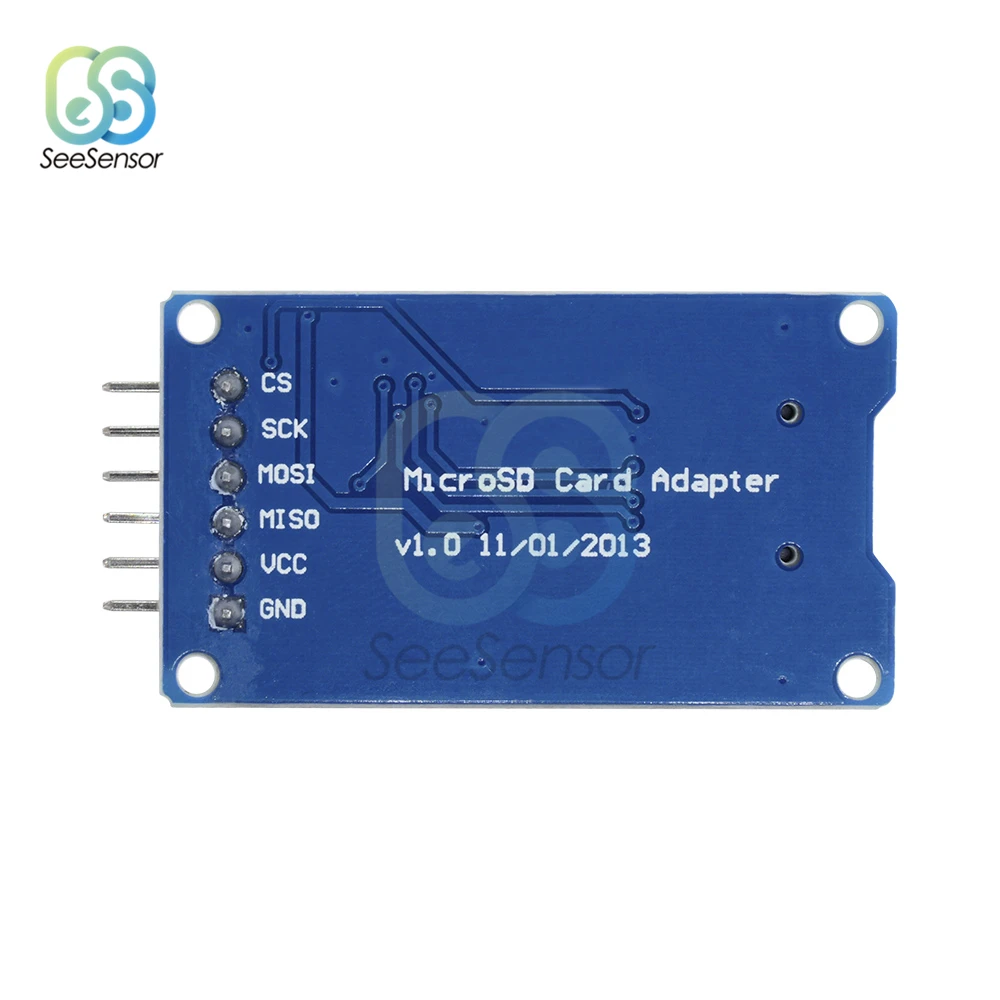 Плата расширения памяти Micro SD 10 шт. модуль защиты карты TF SPI для Arduino|Детали и