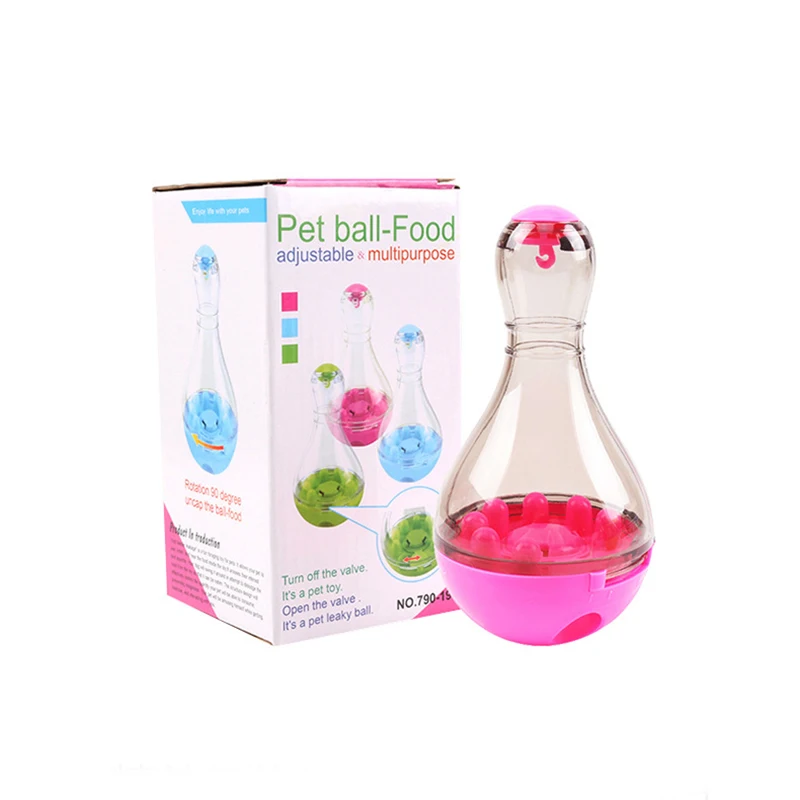 Кормушка для кошек миска каттена мячик медленного кормления шар боулинга