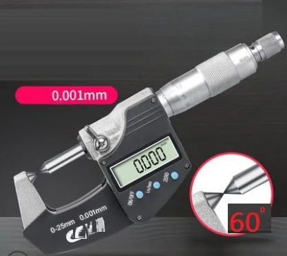 Микрометр с цифровым дисплеем 0 25 мм 001|Микрометры| |