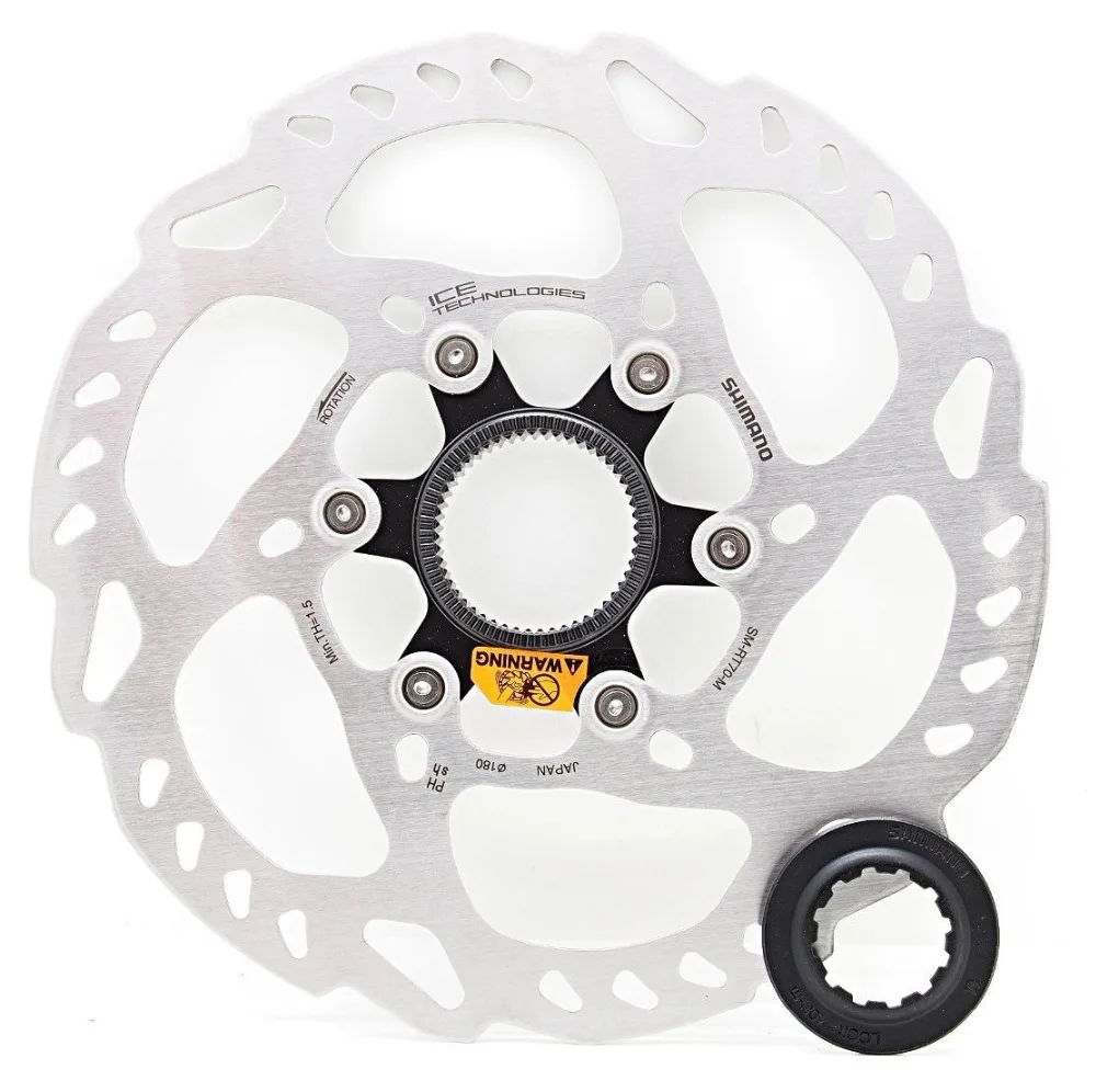 Оригинальный Shimano SLX SM RT70 диск тормозной ротор Центральный замок костюм 140 мм/160