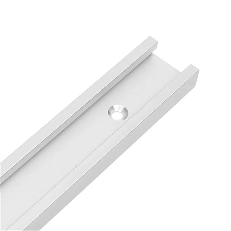 

1pc Silver T-tracks Aluminum Slot Miter Track Jig Fixture for Router Table Bandsaws Mayitr Woodworking Tool Length 1220mm