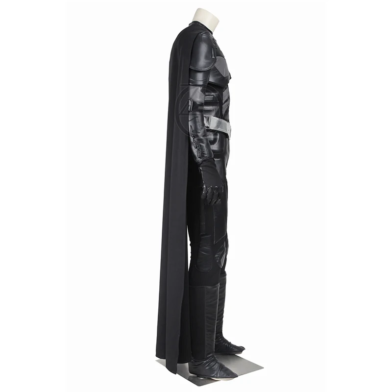 Бэтмен Косплэй Костюм Брюс Уэйн накидка The Dark Knight Rises PU Костюмы супергероя Наряд