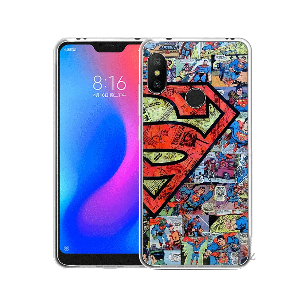 Чехол Desxz Мстители Капитан Америка для Xiaomi Mi 6 8 Lite SE A1 A2 5X 6X Mix 2S F1 9 9se MAX