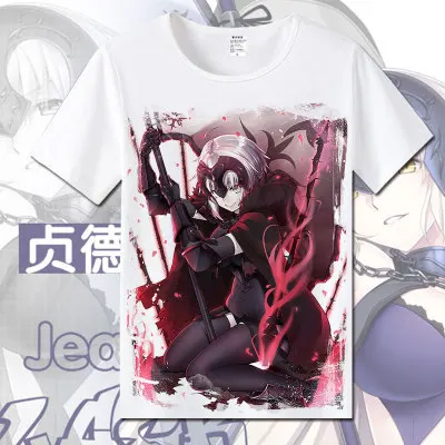 Pattern 7 Fate/Grand Order Joan of Arc, хлопковые футболки для женщин, Студенческая футболка Jeanne d'Arc, летняя одежда с круглым вырезом и коротким рукавом, футболки - Цвет: Pattern 7