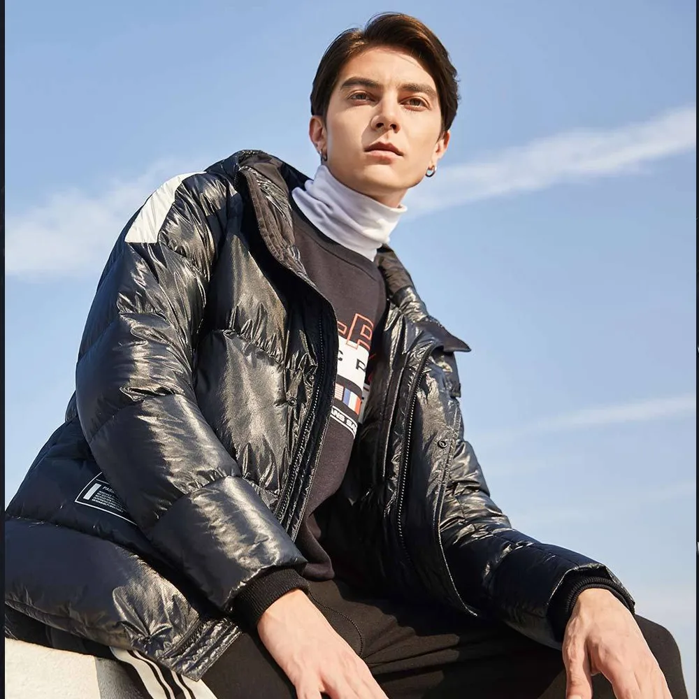 Оригинальный 90% белый гусиный пуховик для мужчин и женщин противообрастающий без