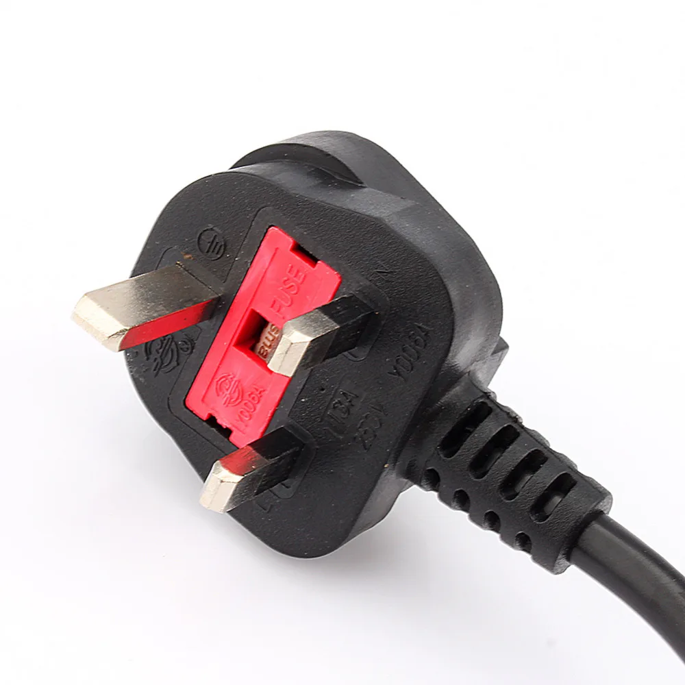 Штепсельная Вилка Европейского/британского стандарта 220 В двойной usb порт