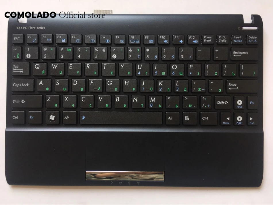 RU Русская клавиатура для ASUS Eee pc 1025 1025C 1025CE с черной рамкой черными клавишами
