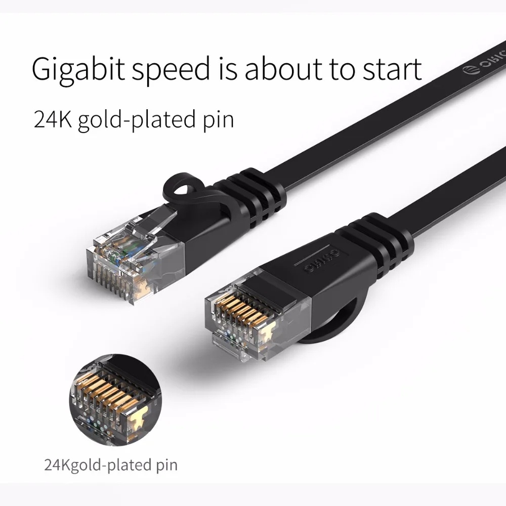 Сетевой Ethernet Кабель ORICO CAT6 Lan кабель RJ45 250 МГц 1000 Мбит/с сетевой патч корд для