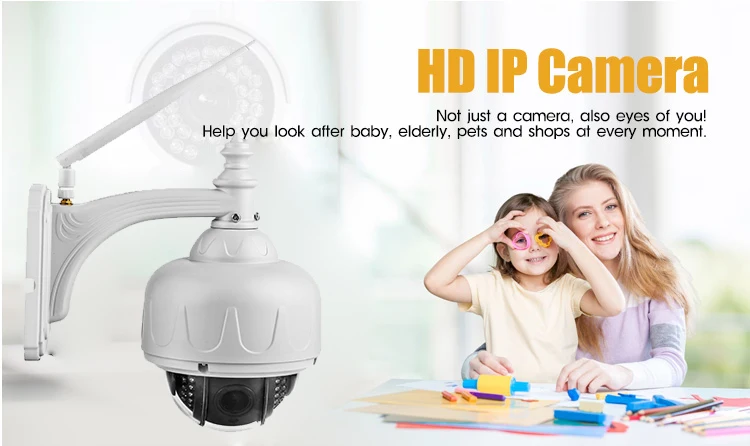 1080 P PTZ Беспроводной IP Камера 2MP Скорость открытый купол безопасность CCTV 4x/5x