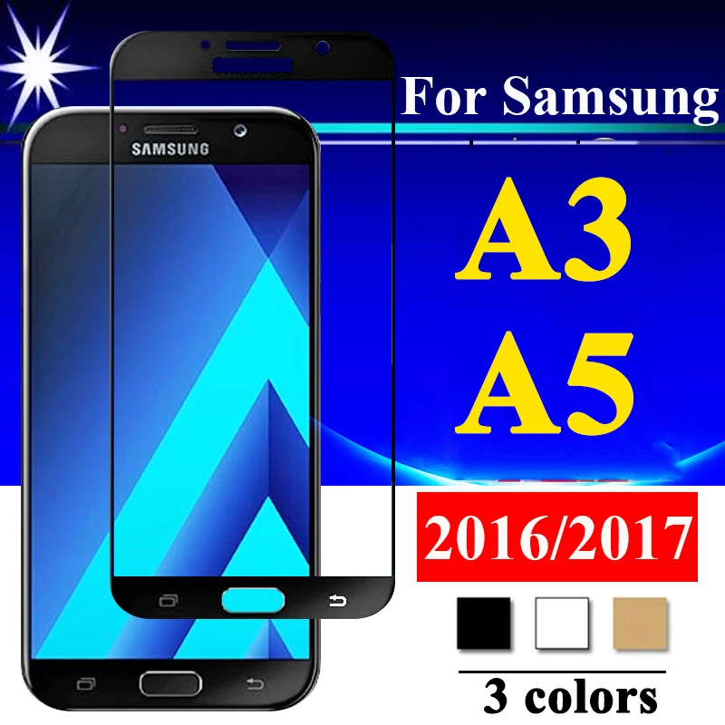 Защитное стекло для samsung galaxy a5 2017 2016 закаленное защитное экрана 3 5 a sansung