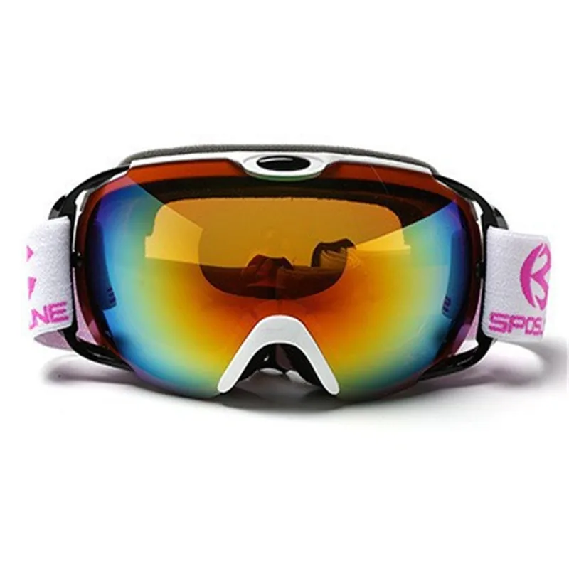 

Green/Orange/White/Blue/Black Ski Goggles Men Women Snowboard Glasses Snow Eyewear Anti-fog Double Lens UV Snowboard Goggles