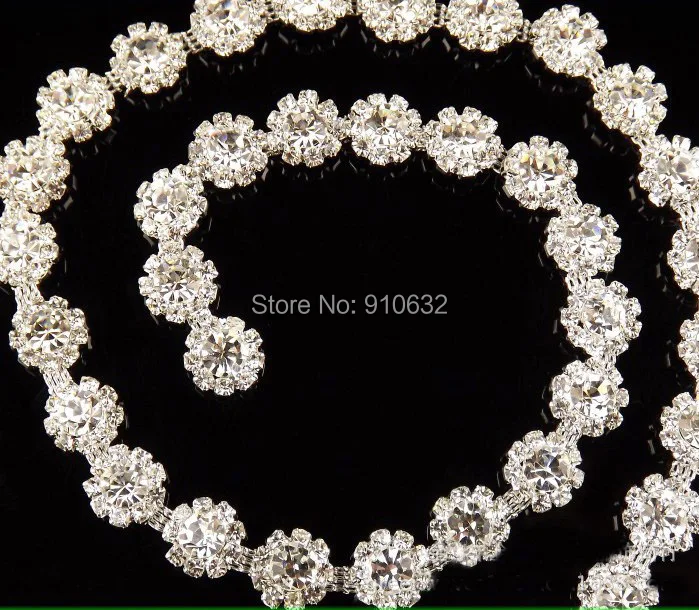 1 ярд мерцающие блестящие бриллианты цветы от солнца лента отделка кружево для