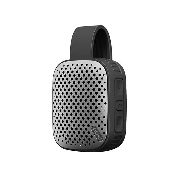 Black ДОСС мини открытый Портативный Беспроводной Bluetooth стерео вибрационный динамик с Traveler молния IPX4 Водонепроницаемый беспроводная колонка - Цвет: Black