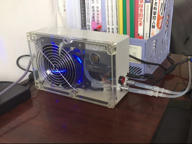 Günstig KOOLASON Laptop Notebook Raspberr Pi RPi Wasser Kühlsystem Kühler Kühler Wasser Tank Pumpen Fan Integrierte Transparent Shell