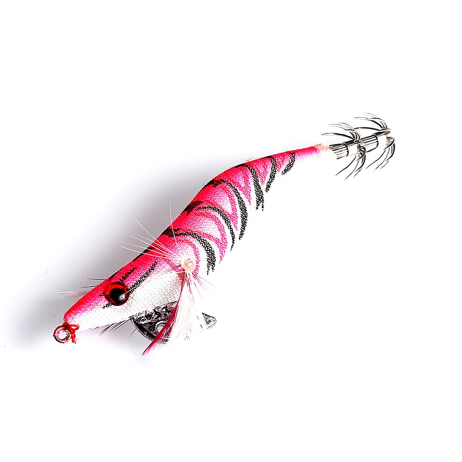 

TUYA 5pcs/lot Fly Fishing Lure Shrimp Lure Fishing Bait Tackle Hooks For Squid Tackle Swim Baits Crankbaits 5 Colors 20#