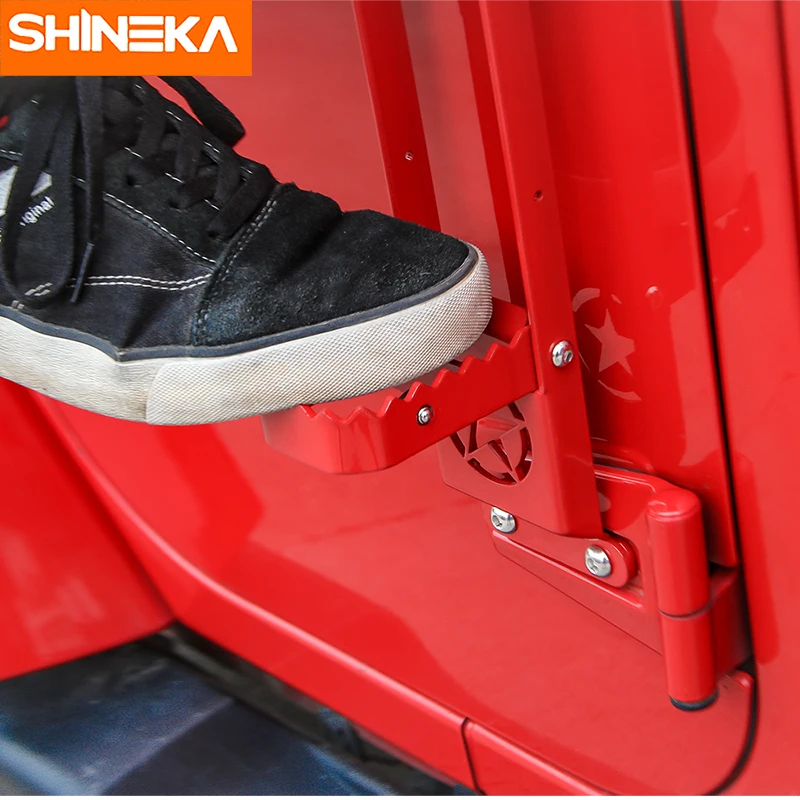 Прочная Стальная подножка SHINEKA для автомобильной двери комплект подъема дверной