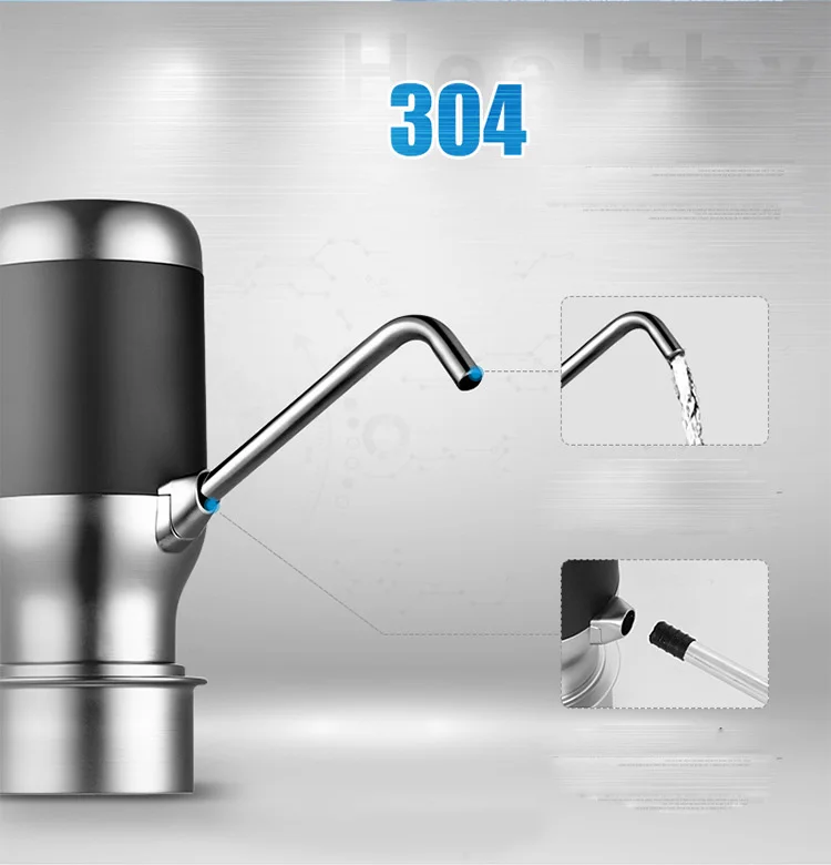 Беспроводной Электрический автоматический диспенсер для бутылок с водой умный