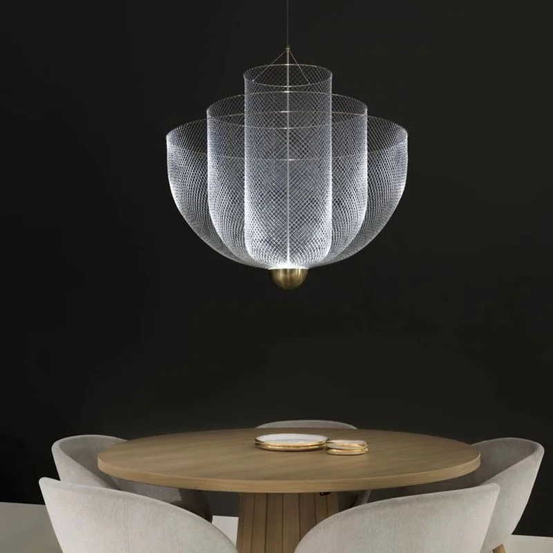 

Postmodern minimalist atmosphere restaurant light designer model room lighting villa luxury LED Pendant Lights WF7131022
