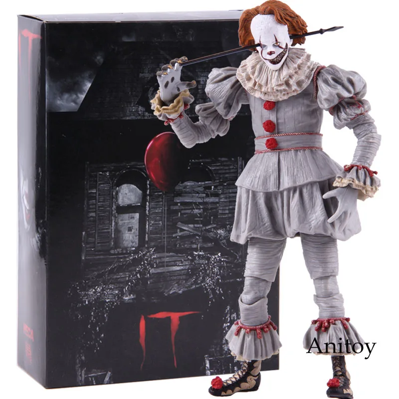 Фигурка клоуна пеннивайза NECA Stephen King's IT 2017 Ultimate Well House экшн фигурка из ПВХ фильма