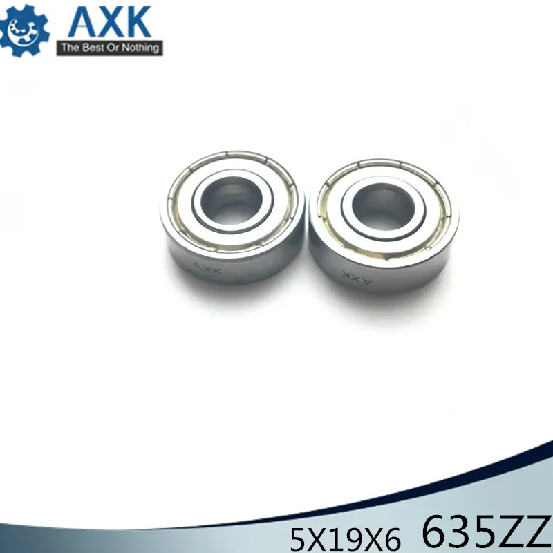 S635ZZ подшипник 5*19*6 мм (10 шт.) ABEC-1 Класс SS 635 Z Нержавеющая сталь миниатюрный S635 ZZ