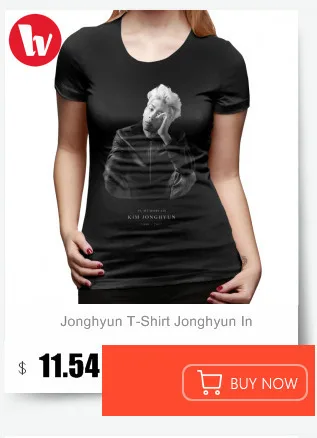 Jonghyun Толстовка Shinee Jonghyun-Crow Толстовки Простые с длинным рукавом толстовки женские хлопковые большие уличные одежда графический пуловер Толстовка